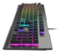 KLAWIATURA DLA GRACZY GENESIS RHOD 500 RGB PT PODŚWIETLENIE GAMINGOWA PROGRAMOWALNA - 2318682