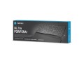 KLAWIATURA NATEC PORIFERA US BEZPRZEWODOWA BLUETOOTH + 2.4GHZ X-SCISSOR PODŚWIETLENIE ERGONOMICZNA - 2318691