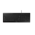 CHERRY STREAM KEYBOARD US/ENGLISH W/EURO SYMBOL BLACK - 1922926