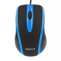 Mysz uniwersalna przewodowa Havit HV-MS753 (czarny/niebieski) - 2304566