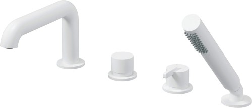 Bateria wannowa 4-otworowa z zestawem prysznicowym - 2256788