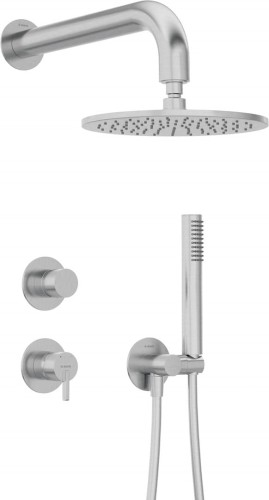 Zestaw prysznicowy podtynkowy z głowicą prysznicową - 2257341