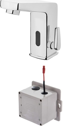 Bateria umywalkowa bezdotykowa z regulacją temperatury - 4xAA BCH 029R 5908212046272 - 2257084
