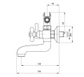 Deante Neo Symetrio bateria wannowo-prysznicowa ścienna chrom BOS011D - 2257103