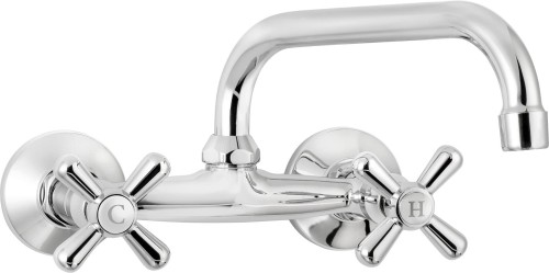 Deante Neo Symetrio bateria umywalkowa ścienna chrom BOS050D - 2257109
