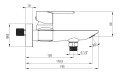 Bateria wannowa ścienna Deante Agawa chrom BQG_010M - 2256749