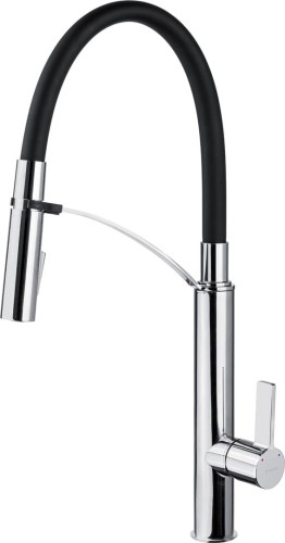 Deante Gerbera BGBB720 bateria kuchenna stojąca, czarna - 2257469