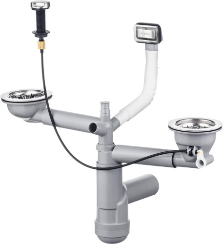 Syfon do zlewozmywaka granitowego 1.5- i 2-komorowego - Space-Saver ZXY 9912 5907650841609 - 2257476