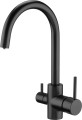 Bateria zlewozmywakowa Deante Nero do wody filtrowanej czarna BCH_N64M - 2257429