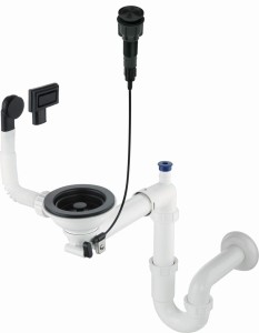 Syfon do zlewozmywaka granitowego 1-komorowego - Space-Saver ZXY_N982