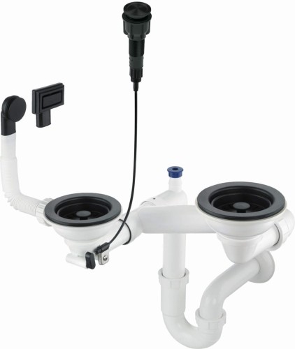 Syfon do zlewozmywaka granitowego 1.5- i 2-komorowego - Space-Saver ZXY_N983 5907650821137 - 2257439