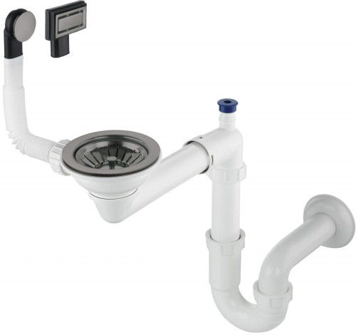 Syfon do zlewozmywaka granitowego 1-komorowego - Space-Saver - 2257499