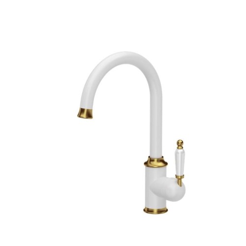 RACHEL SteelQ snow white mat/Nano PVD zĹ‚oty - 2103540