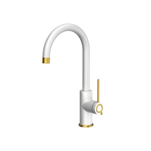 JODIE Q LINE SLIM SteelQ snow white/Nano PVD zĹ‚oty - 2103559