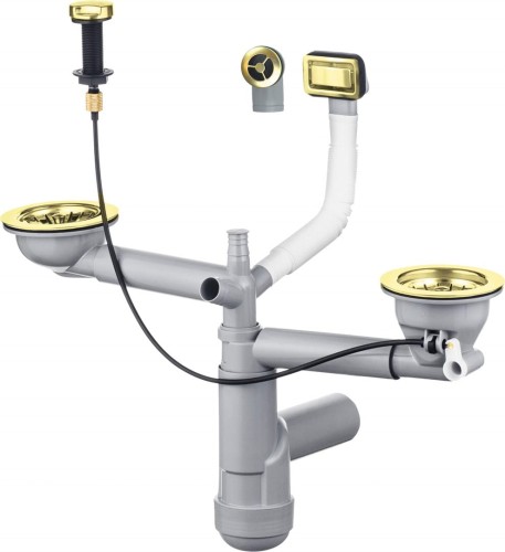Syfon do zlewozmywaka granitowego 1.5- i 2-komorowego - Space-Saver ZXY Z912 5907650812890 - 2257584