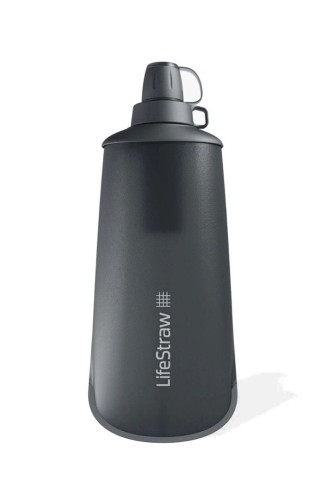 Butelka z filtrem peak squeeze 1l-dark grey LIFESTRAW - 2309358