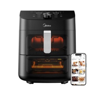 Midea MAD1100DADK frytkownica Podwójny 11 l Autonomiczny 2200 W Frytkownica na gorące powietrze Czarny