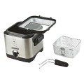 Frytownica MESKO MS 4910 (1,5 l; 0,5 kg; 900W; kolor srebrny) - 849378