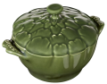 Mini Cocotte ceramiczny okrągły karczoch STAUB 40500-326-0 - zielony 470 ml - 1180215