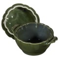 Mini Cocotte ceramiczny okrągły karczoch STAUB 40500-326-0 - zielony 470 ml - 2031555