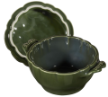 Mini Cocotte ceramiczny okrągły karczoch STAUB 40500-326-0 - zielony 470 ml - 1180213