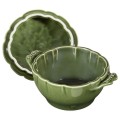 Mini Cocotte ceramiczny okrągły karczoch STAUB 40500-326-0 - zielony 470 ml - 2031559