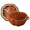 Mini Cocotte okrągły dynia Staub - 500 ml, Pomarańczowy - 1957291