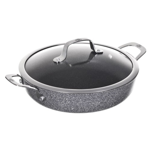 Patelnia BALLARINI Salina Granitium głęboka z 2 uchwytami granitowa 28 cm 75002-810-0 - 1980292