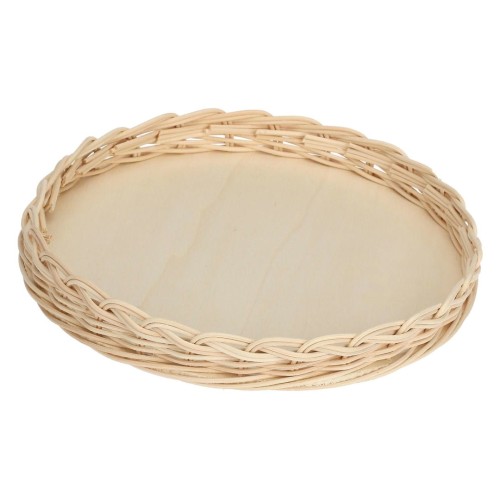 Wiklinowy kosz na naczynie do tarty Midollino - Brązowy, 28 cm - 1883679