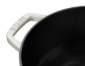 Garnek żeliwny okrągły snowflake STAUB  40506-548-0 - biały 3.6 ltr - 1173582