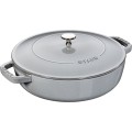 Głęboka patelnia do duszenia z pokrywką STAUB 40511-470-0 - grafitowa 28 cm - 2239869