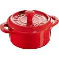 Staub Mini Cocotte Okrągły - 200 ml, Czerwony - 1941155
