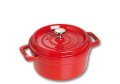 Garnek żeliwny okrągły Staub - Czerwony, 2.6 ltr - 1881536