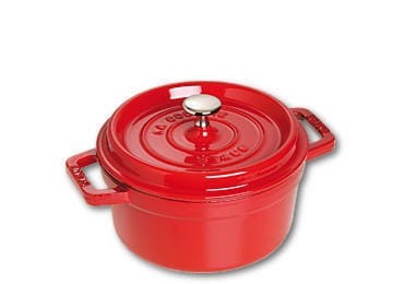 Garnek żeliwny okrągły Staub - Czerwony, 2.6 ltr - 1881536