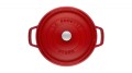 Garnek żeliwny okrągły Staub - Czerwony, 2.6 ltr - 2104766