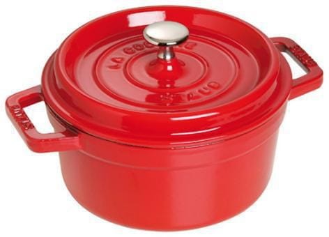 Garnek żeliwny okrągły Staub - Czerwony, 1.7 ltr - 1881556