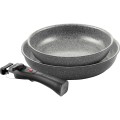 zestaw 2 patelni (24 + 28 cm) + rondel 16 cm - 1908273