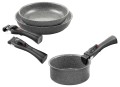 zestaw 2 patelni (24 + 28 cm) + rondel 16 cm - 2309612