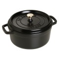 Garnek żeliwny okrągły Staub - 3.8 ltr, Czarny - 2048002