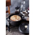 Garnek żeliwny okrągły Staub - 3.8 ltr, Czarny - 2048010