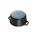 Garnek żeliwny okrągły Staub - 3.8 ltr, Czarny - 2048003