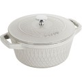 Garnek żeliwny okrągły Staub - 2.3 ltr, Biała trufla - 2309615