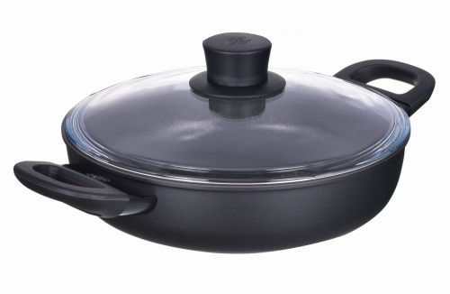 Patelnia BALLARINI Avola głęboka z 2 uchwytami tytanowa 24 cm 75002-922-0 - 1881532