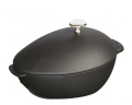 Garnek żeliwny owalny małż STAUB 40509-494-0 - czarny 2 ltr - 1180056