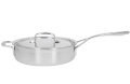 Patelnia sauté z 2 uchwytami i pokrywką DEMEYERE 5-Plus 40850-853-0 - 24 cm - 1295558