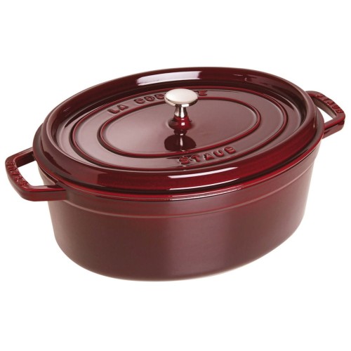 Garnek żeliwny owalny STAUB 40509-366-0 - 5,5 ltr grenadynowy - 1881910