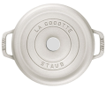 Garnek żeliwny okrągły STAUB 40501-411-0 - biała trufla 2.6 ltr - 1173561