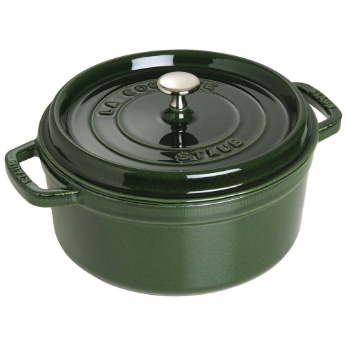 Garnek żeliwny okrągły Staub - 3.8 ltr, Zielony - 1941079