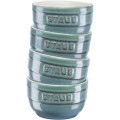 Mini Ramekin okrągły STAUB 4 szt. 40508-155-0 - antyczny turkusowy 200 ml - 1941181