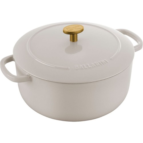 Garnek żeliwny okrągły Ballarini Bellamonte - 3 ltr, Kość słoniowa - 2047923